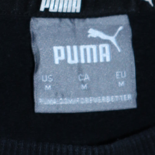 Puma Men's Black Crew Neck Pullover Sweatshirt M