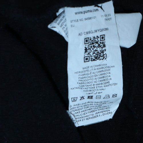 Puma Men's Black Crew Neck Pullover Sweatshirt M