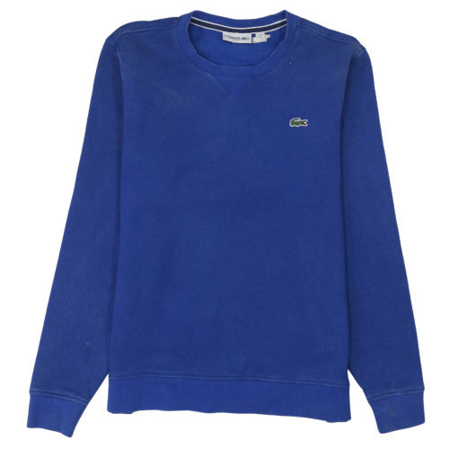 Lacoste Men’s Blue Crew Neck Pullover Sweatshirt Size L