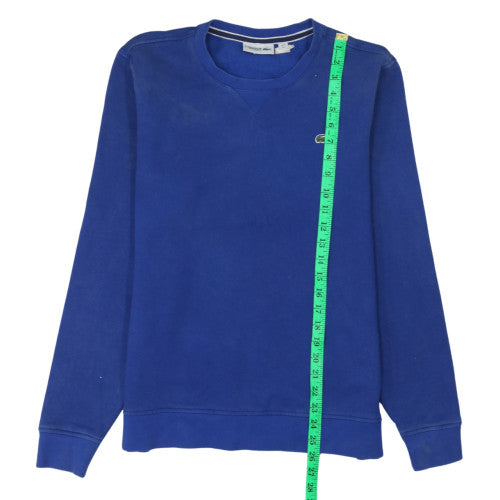 Lacoste Men’s Blue Crew Neck Pullover Sweatshirt Size L
