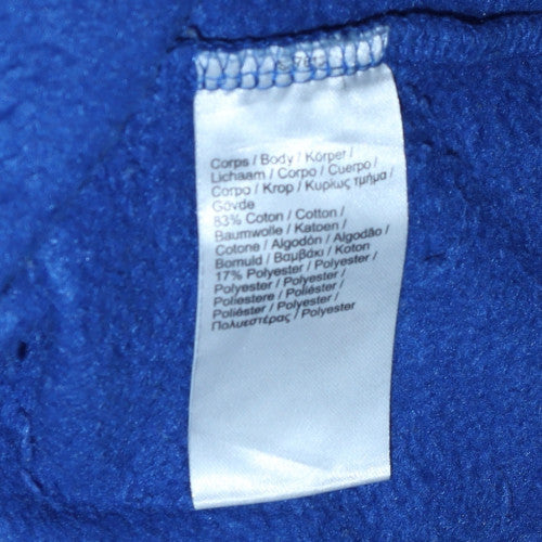 Lacoste Men’s Blue Crew Neck Pullover Sweatshirt Size L