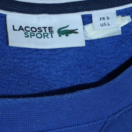 Lacoste Men’s Blue Crew Neck Pullover Sweatshirt Size L