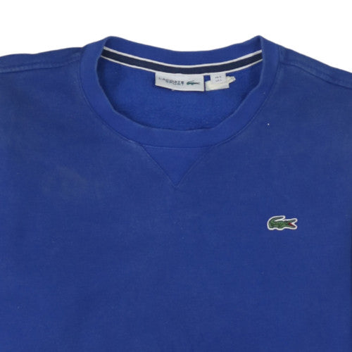 Lacoste Men’s Blue Crew Neck Pullover Sweatshirt Size L