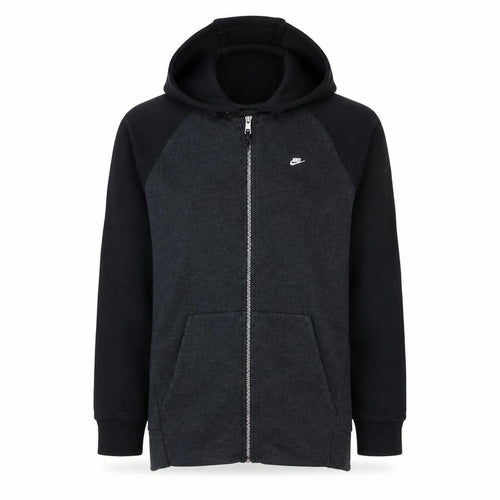 Nike Men's Black Full Zip Hoodie S Regular Fit Fleece Sportswear