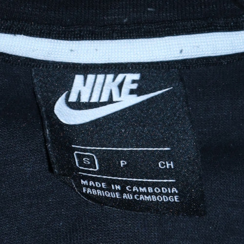 Nike Men's Black Full Zip Hoodie S Regular Fit Fleece Sportswear