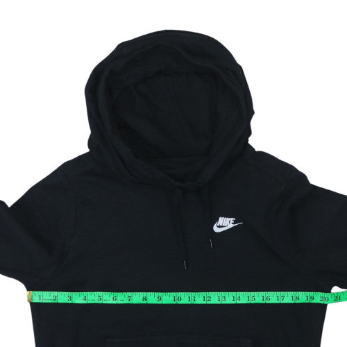 Nike Men's Black Pullover Hoodie S Regular Fit Logo Sweatshirt
