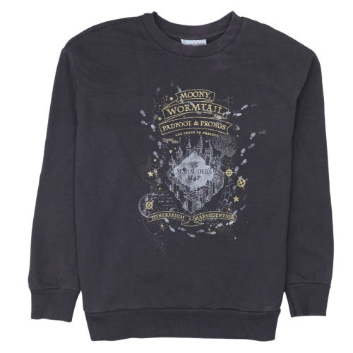 George Harry Potter Women's Black Crew Neck Sweatshirt M 12-14