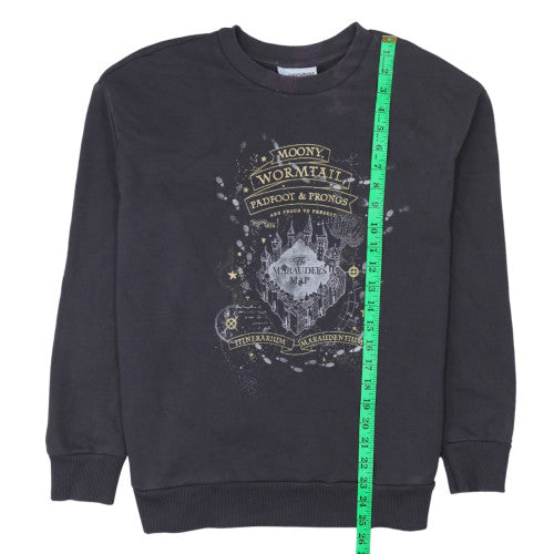 George Harry Potter Women's Black Crew Neck Sweatshirt M 12-14