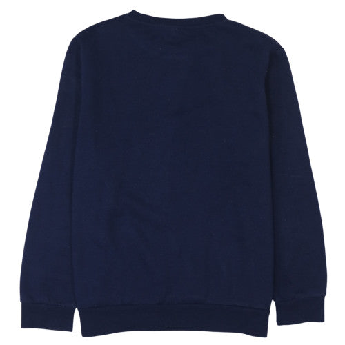 Disney Stitch Navy Blue Womens L Sweatshirt Pullover Casual