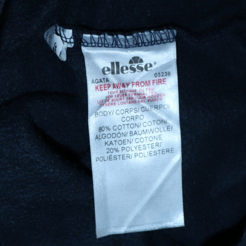 Ellesse Womens Navy Blue Crew Neck Pullover Sweatshirt UK 8