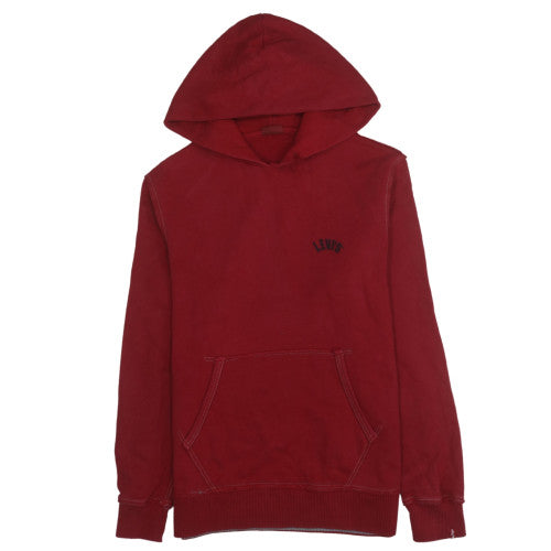 Levi's Men's Red Pullover Hoodie Medium Fleece Cotton Sweatshirt