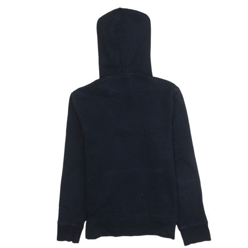 Levi's Women's Navy Pullover Hoodie Small Logo Cotton Sweatshirt