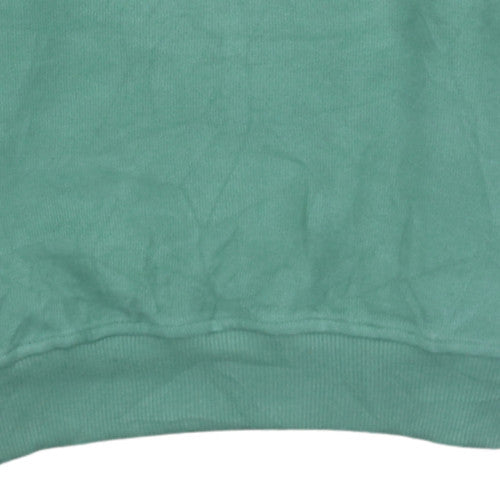 Tommy Hilfiger Men's Green Cotton Crew Neck Pullover Jumper M