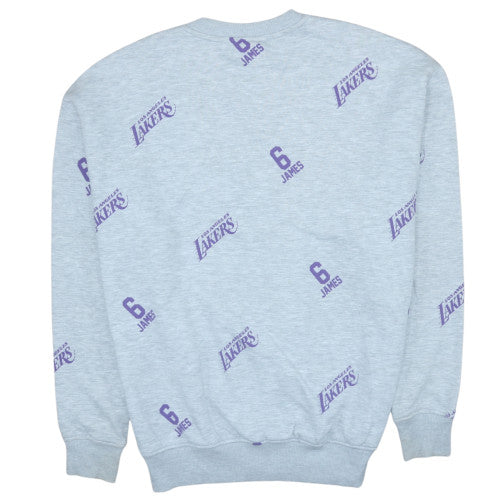 Primark NBA Los Angeles Lakers Grey Men's Medium Pullover Sweatshirt