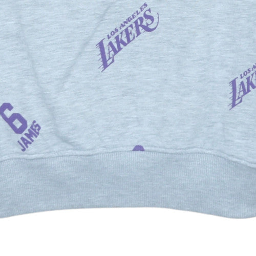 Primark NBA Los Angeles Lakers Grey Men's Medium Pullover Sweatshirt