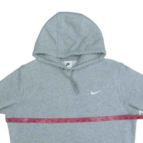 Nike Men's Grey Pullover Hoodie M Regular Fit Fleece Sweatshirt