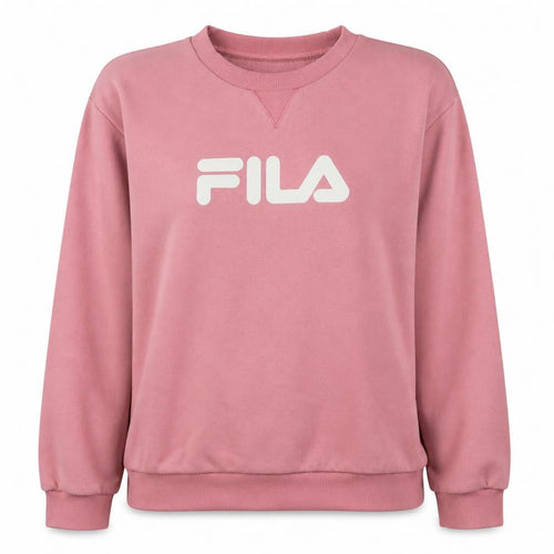 Fila Women’s Pink Logo Sweatshirt XL Pullover Crew Neck Casual