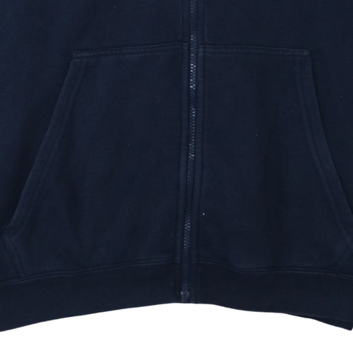 Nike Men's Blue XL Full Zip Hoodie Sweatshirt Fleece