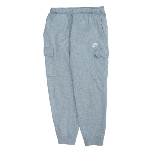 Nike Men's Grey Cargo Jogger Sweatpants M Cotton Blend