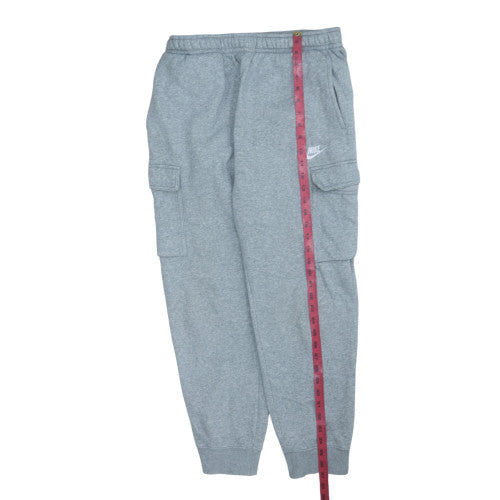 Nike Men's Grey Cargo Jogger Sweatpants M Cotton Blend