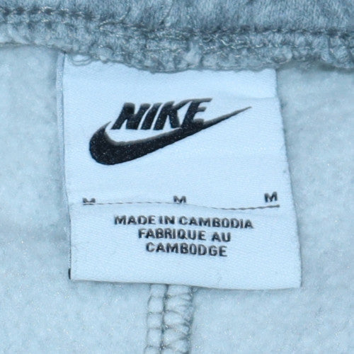 Nike Men's Grey Cargo Jogger Sweatpants M Cotton Blend