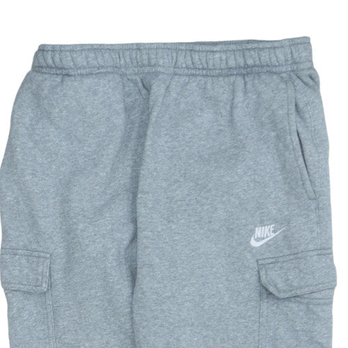 Nike Men's Grey Cargo Jogger Sweatpants M Cotton Blend