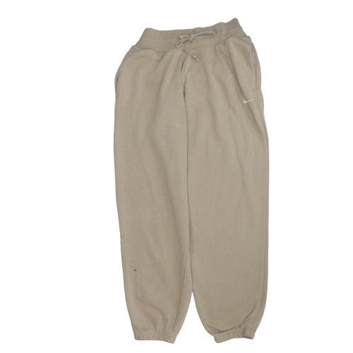 Nike Men's Beige M Jogger Sweatpants Cotton Blend Drawstring
