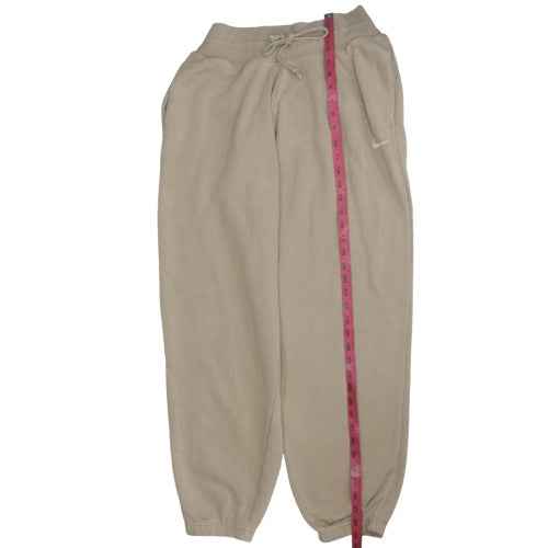 Nike Men's Beige M Jogger Sweatpants Cotton Blend Drawstring