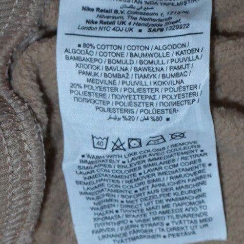 Nike Men's Beige M Jogger Sweatpants Cotton Blend Drawstring