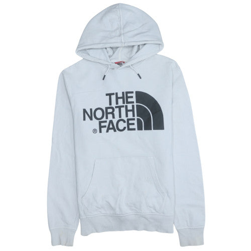 The North Face Men's White Pullover Hoodie Medium Graphic Logo