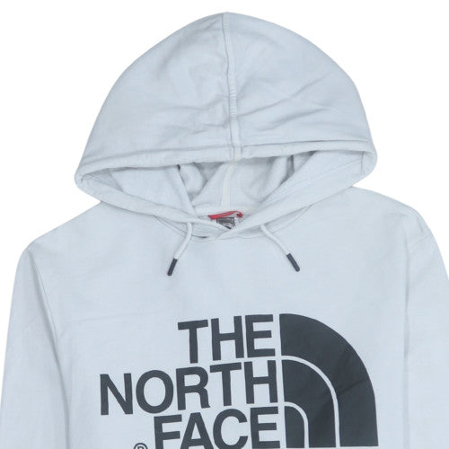 The North Face Men's White Pullover Hoodie Medium Graphic Logo