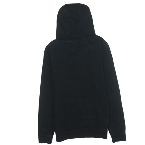 Lyle & Scott Junior Boys Black Pullover Hoodie 14-15 Years Cotton Blend