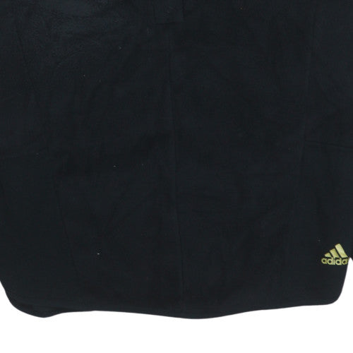 Adidas Womens Black Hooded Pullover Hoodie Size M Fleece Primegreen