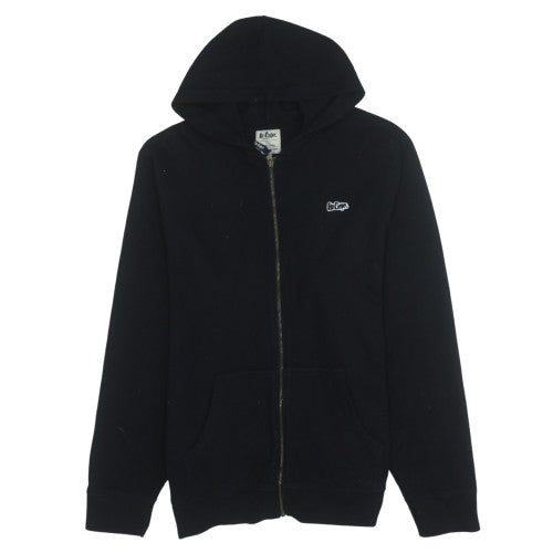 Lee Cooper Men’s Black XL Full Zip Hoodie with Pockets