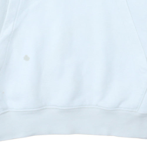 Nike Men's White XS Pullover Hoodie with Logo Front Pocket