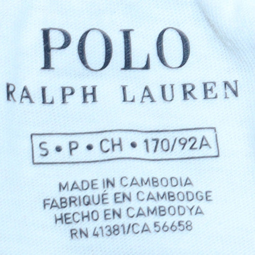 Ralph Lauren Men's White Cotton Crew Neck T-Shirt Size S