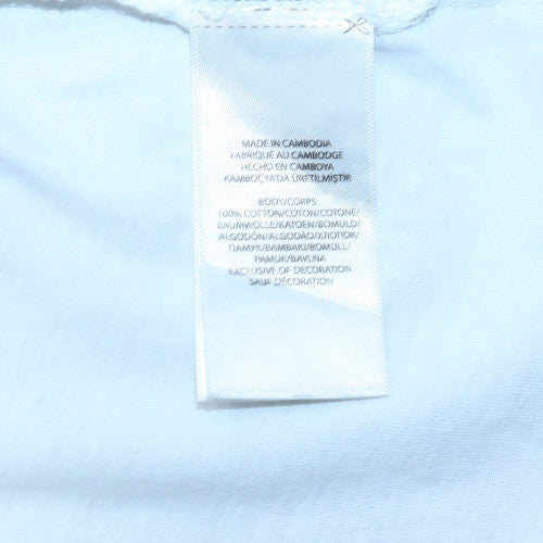 Ralph Lauren Men's White Cotton Crew Neck T-Shirt Size S