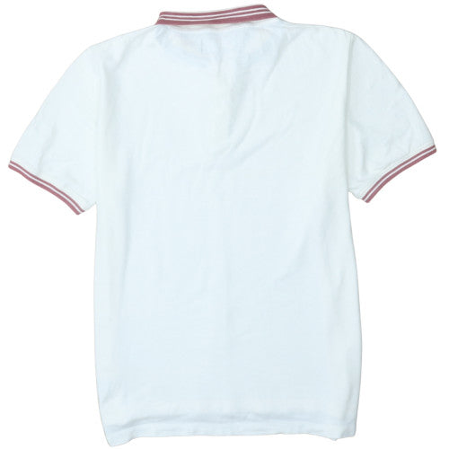 FILA White Line Men's White Polo Shirt XL Vintage Sports Cotton
