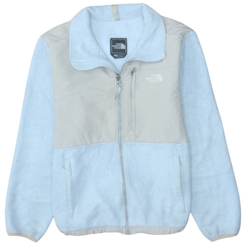 The North Face Women's Blue Fleece Full Zip Outdoor Jacket Size L