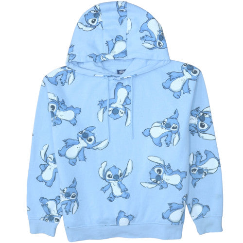 Primark Disney Stitch Blue Pullover Hoodie Women's M