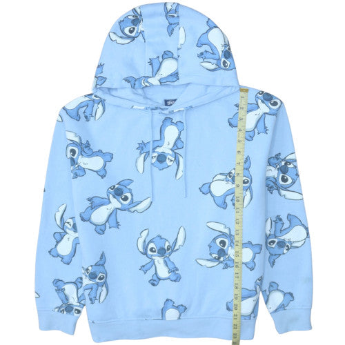 Primark Disney Stitch Blue Pullover Hoodie Women's M