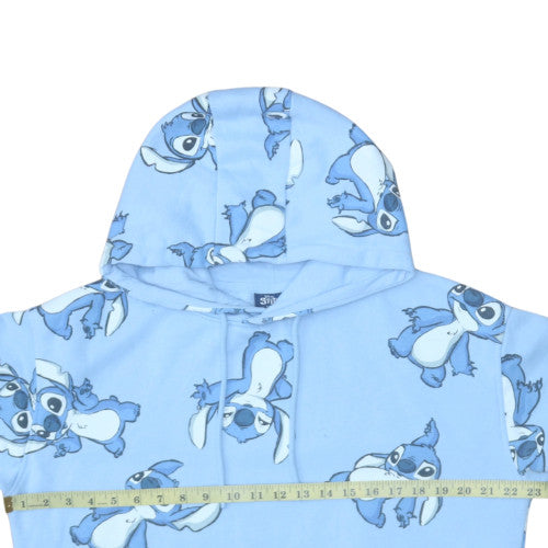 Primark Disney Stitch Blue Pullover Hoodie Women's M