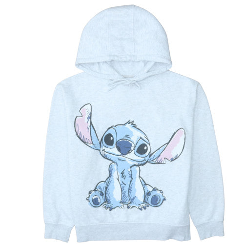 Disney Stitch Womens Light Grey Hoodie Size S Primark Cares Pullover