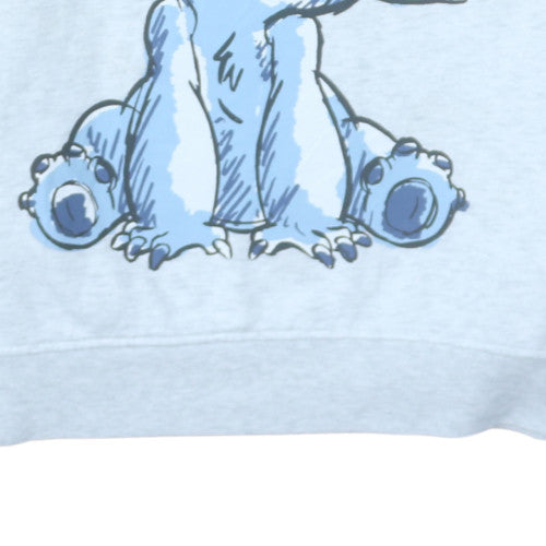Disney Stitch Womens Light Grey Hoodie Size S Primark Cares Pullover