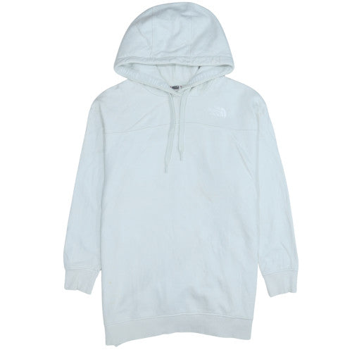 The North Face Womens White Pullover Hoodie Size L Cotton Sweatshirt