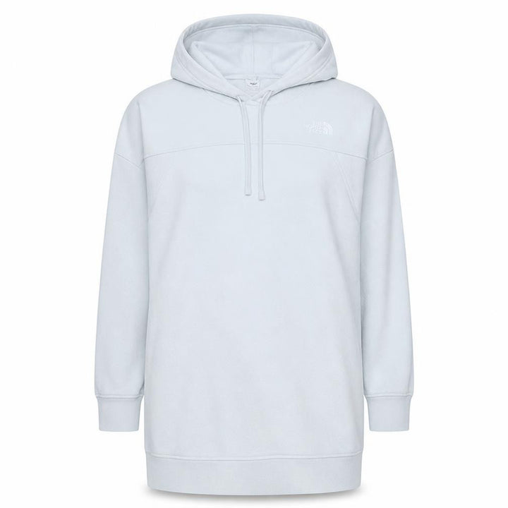 The North Face Womens White Pullover Hoodie Size L Cotton Sweatshirt