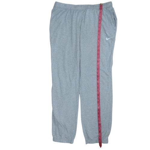 Nike Men's Grey XL Regular Fit Sweatpants Tapered Activewear Trousers