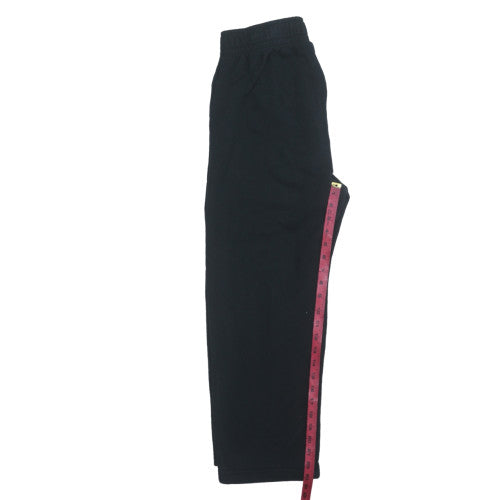 Nike Men's Black Fleece Sweatpants S Regular Elastic Waist Activewear