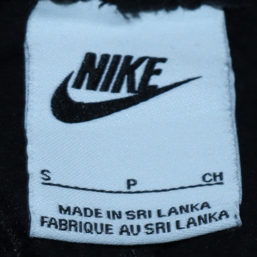 Nike Men's Black Fleece Sweatpants S Regular Elastic Waist Activewear