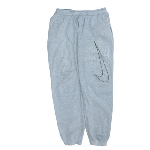 Nike Men's Grey Large Jogger Sweatpants Elastic Waist Lounge
